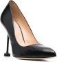 Tori Solea Coco pointed leather pumps Black - Thumbnail 2