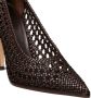 Tory Burch 100mm woven leather pumps Brown - Thumbnail 4