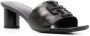 Tory Burch 60mm logo-patch detail sandals Black - Thumbnail 2