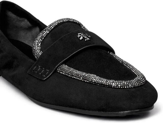 Tory Burch Ballet leather loafers Black