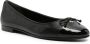 Tory Burch bow-detailing leather ballerina shoes Black - Thumbnail 2