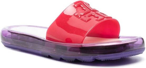 Tory Burch Bubble jelly sliders Red