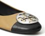 Tory Burch Claire leather ballerina shoes Black - Thumbnail 3