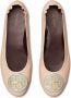 Tory Burch Claire leather ballerina shoes Pink - Thumbnail 4
