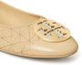 Tory Burch Claire quilted ballerina shoes Neutrals - Thumbnail 3