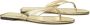 Tory Burch Classic leather flip-flops Gold - Thumbnail 3
