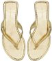 Tory Burch Classic leather flip-flops Gold - Thumbnail 4