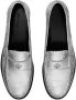 Tory Burch Classic metallic leather loafers Silver - Thumbnail 4