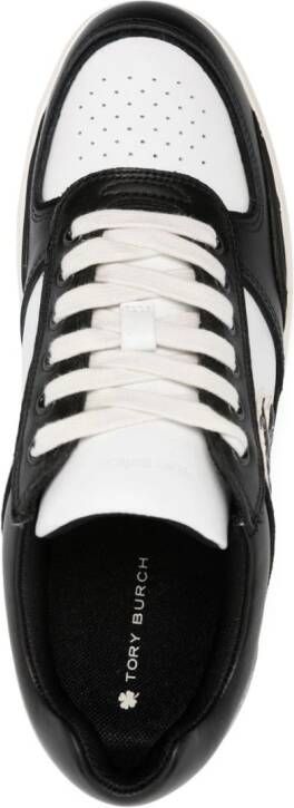 Tory Burch Clover Court colour-block leather sneakers Black