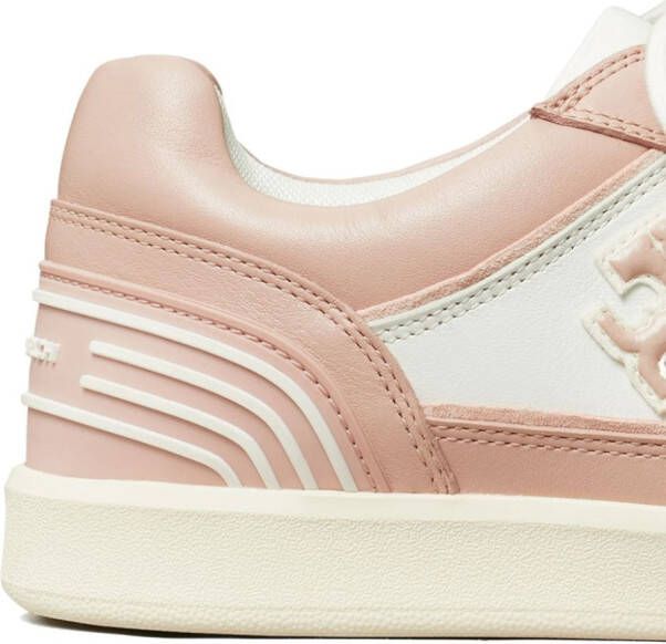 Tory Burch Clover Court panelled sneakers Pink