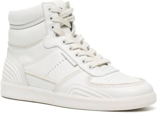 Tory Burch Clover high-top leather sneakers White