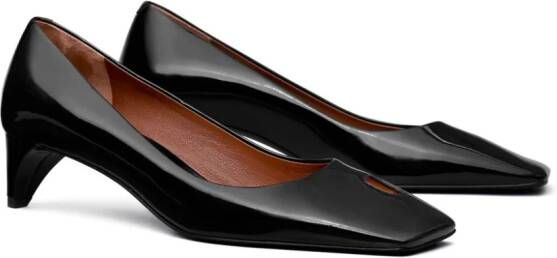 Tory Burch cut-out 45mm leather pumps Black