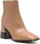Tory Burch Double T 75mm leather ankle boots Neutrals - Thumbnail 2