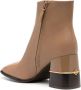 Tory Burch Double T 75mm leather ankle boots Neutrals - Thumbnail 3