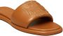 Tory Burch Double T flat sandals Brown - Thumbnail 3