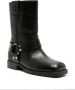 Tory Burch Double T leather ankle boots Black - Thumbnail 2