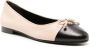 Tory Burch Double-T leather ballerina shoes Neutrals - Thumbnail 2