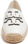 Tory Burch Double T leather espadrilles White - Thumbnail 4