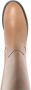 Tory Burch Double T leather knee boots Brown - Thumbnail 4