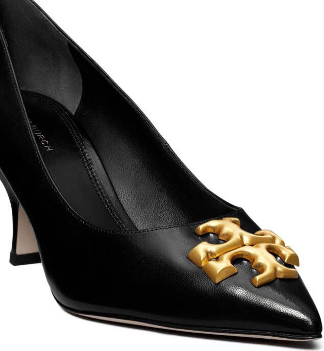 Tory Burch Eleanor lacquered leather pump Black