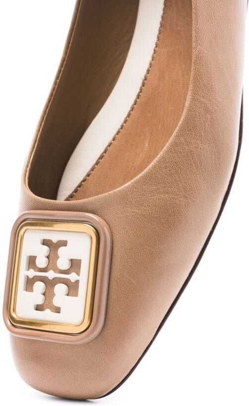 Tory Burch Georgia Bombé ballerina shoes Neutrals