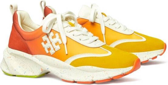 Tory Burch Good Luck low-top sneakers Orange