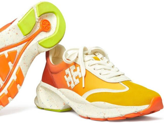 Tory Burch Good Luck low-top sneakers Orange