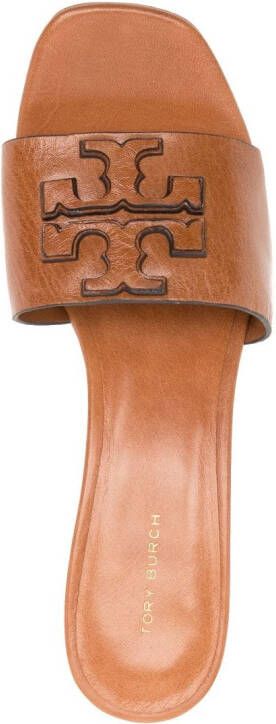 Tory Burch Ines 55mm block-heel mules Brown
