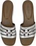 Tory Burch Ines cut-out leather slides Brown - Thumbnail 3