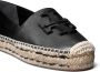Tory Burch Ines logo-patch leather espadrilles Black - Thumbnail 2