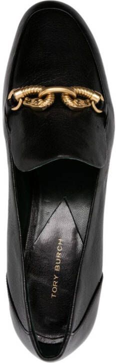 Tory Burch Jessa Horsehead-detail leather loafers Black