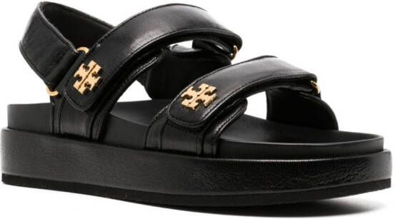 Tory Burch Kira leather sandals Black