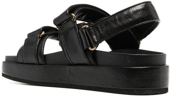 Tory Burch Kira leather sandals Black