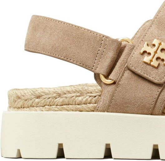 Tory Burch Kira Rope Sport leather sandals Neutrals