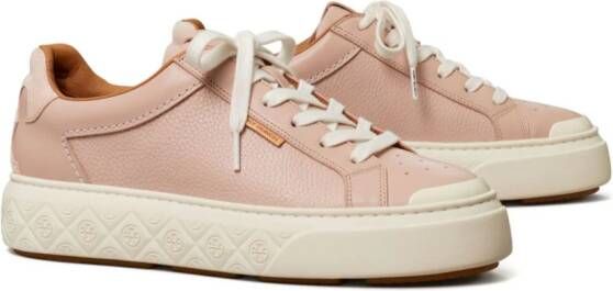 Tory Burch Ladybug leather sneakers Pink