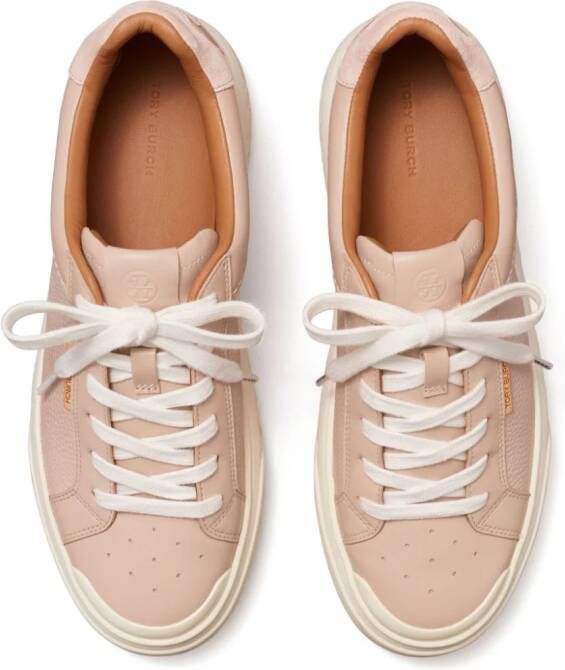 Tory Burch Ladybug leather sneakers Pink