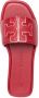 Tory Burch leather slip-on sandals Red - Thumbnail 4