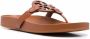 Tory Burch logo-patch sandals Brown - Thumbnail 2