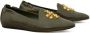 Tory Burch logo-plaque detail loafers Green - Thumbnail 2