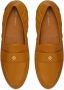 Tory Burch logo-plaque leather loafers Brown - Thumbnail 3