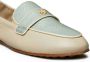 Tory Burch logo-plaque leather loafers Neutrals - Thumbnail 3