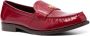 Tory Burch logo-plaque leather loafers Red - Thumbnail 2