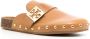 Tory Burch Mellow logo-plaque leather mules Brown - Thumbnail 2