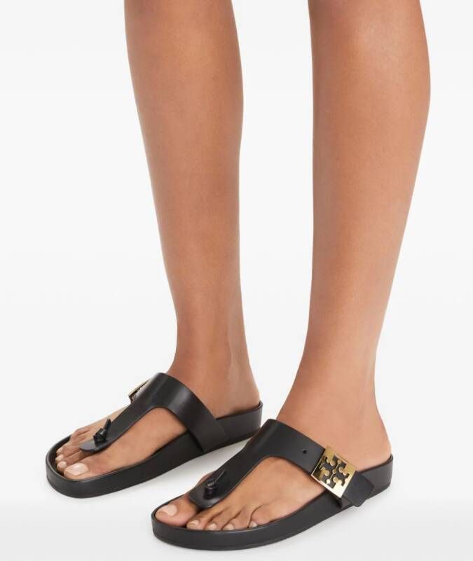 Tory Burch Mellow Thong leather sandals Black