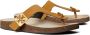Tory Burch Mellow Thong leather sandals Yellow - Thumbnail 3