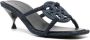 Tory Burch Miller 55mm rhinestone suede sandals Blue - Thumbnail 2