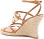 Tory Burch Miller 85mm leather espadrilles Brown - Thumbnail 3