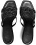 Tory Burch Geo Bombé Miller 55mm leather sandals Black - Thumbnail 3