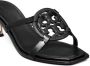 Tory Burch Geo Bombé Miller 55mm leather sandals Black - Thumbnail 4