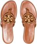 Tory Burch Miller flat thong sandals Brown - Thumbnail 4